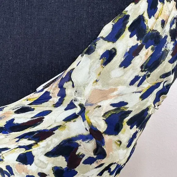 Shona Joy Abstract Chiffon Gown SIZE 4 One Shoulder Dress Formal Designer $480 - Picture 13 of 13